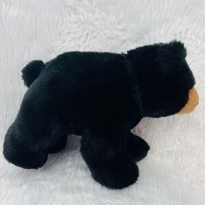 New Aurora Black Bear Plush Stuffed Animal Approx 13” Gift Present